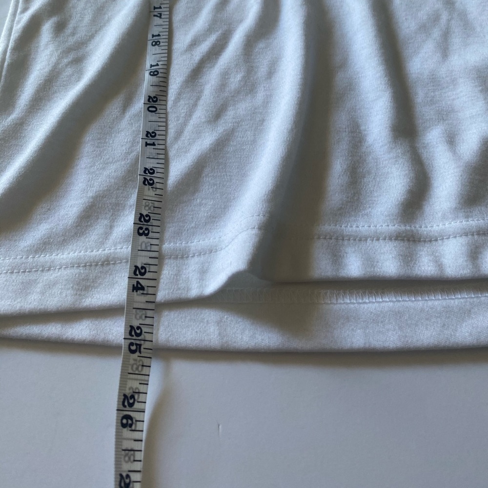 Vintage Marcia short sleeve v neck top white XS - Picture 7 of 8